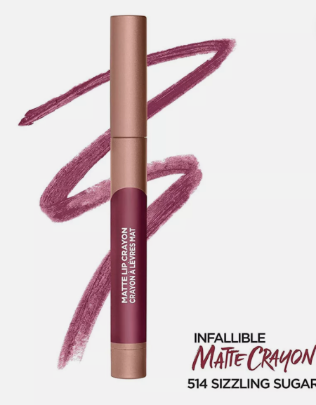 L'Oreal Paris Infallible Matte Lip Crayon